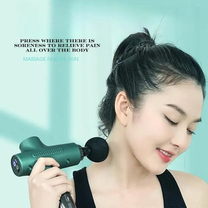 LifeCare Professional Deep Tissue Massage Gun – 8 Heads for Total Body Recovery
