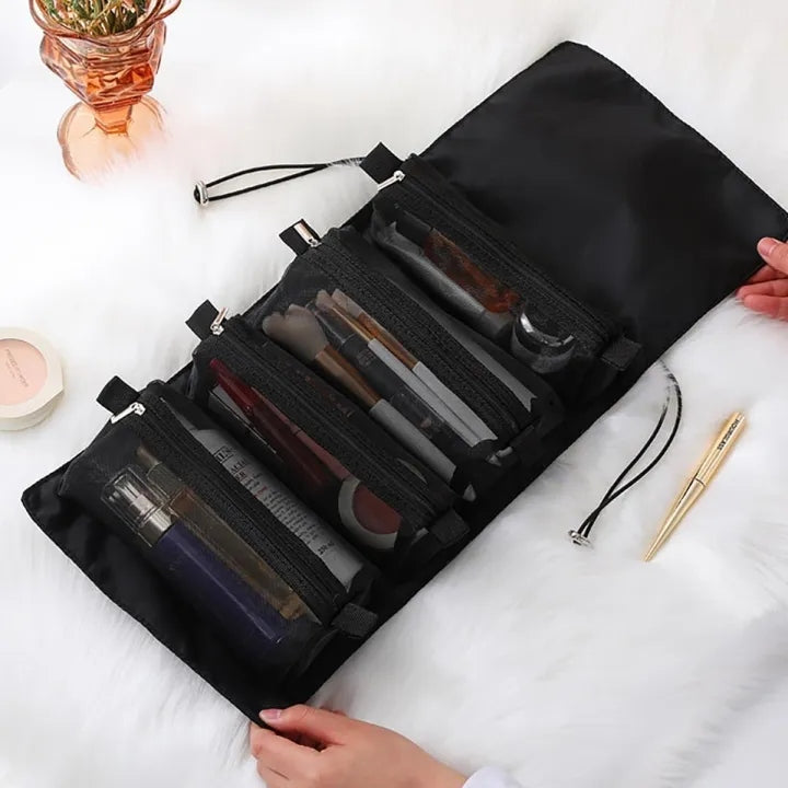 Roll n Go Makeup Organizer & Cosmetic Bag - Multi Color