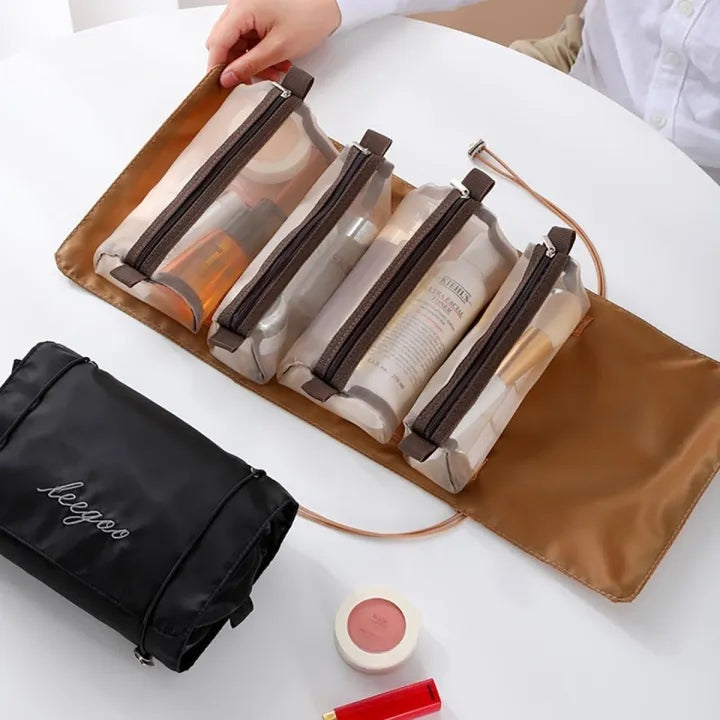 Roll n Go Makeup Organizer & Cosmetic Bag - Multi Color