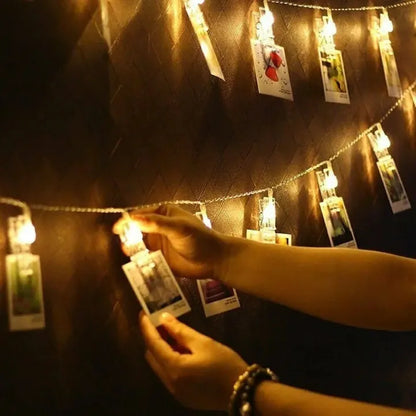 Photo Clip Fairy Lights – 3M LED String Lights for Photo Wall Decor