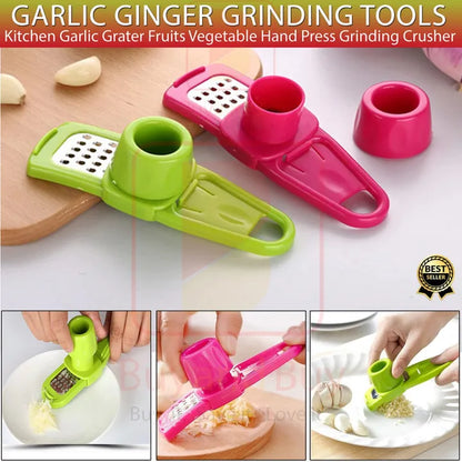Manual Garlic Ginger Grinder – Kitchen Grater Tool