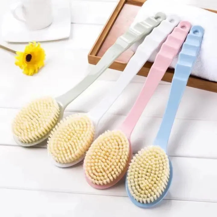 Soft Bath Body Brush – Long Handle Back Scrubber