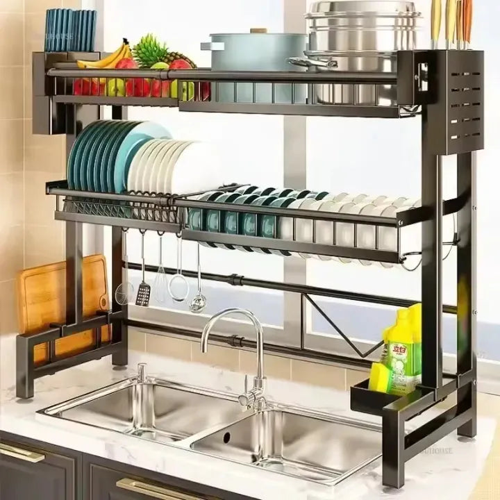 over sink dish rack