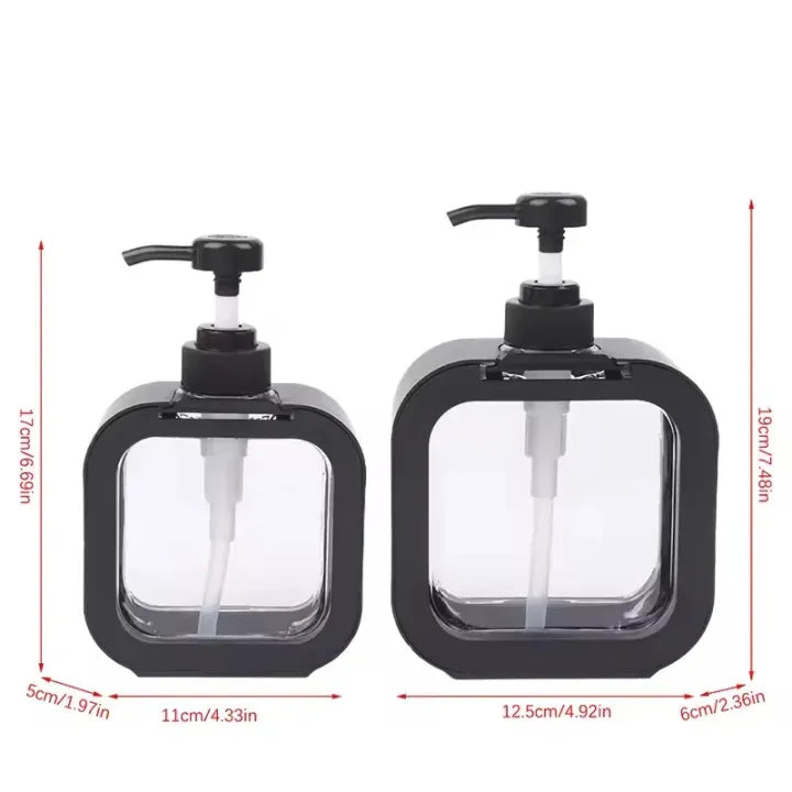 300/500ML Refillable Soap Dispenser – Kitchen & Bathroom Pump Bottle