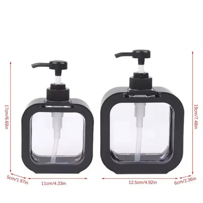 300/500ML Refillable Soap Dispenser – Kitchen & Bathroom Pump Bottle