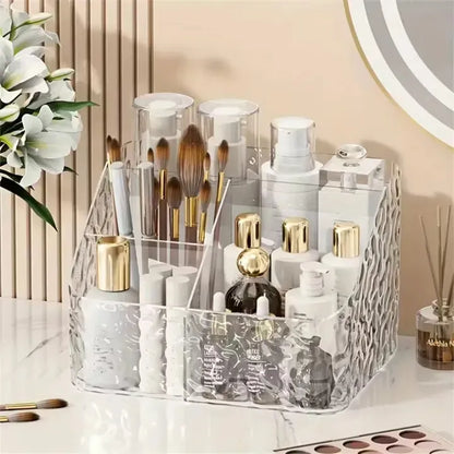 Large Transparent Makeup Storage Box – Cosmetic Organizer