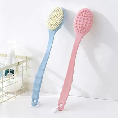 Soft Bath Body Brush – Long Handle Back Scrubber