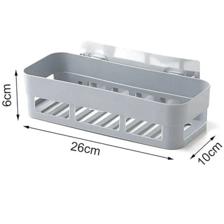 Plastic Corner Rack – Kitchen & Bathroom Storage Organizer