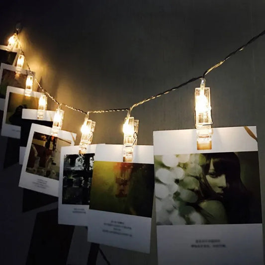 Photo Clip Fairy Lights – 3M LED String Lights for Photo Wall Decor