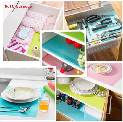 Silicone Shelf Liners – Fridge & Cabinet Organizer Mats