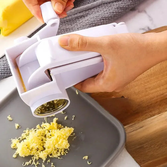 Handheld Rotary Grater – Cheese & Vegetable Slicer Tool