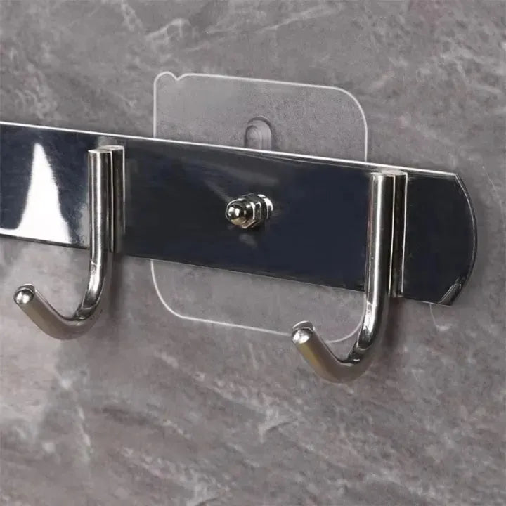 5PCS Wall Adhesive Hooks – Screw Free Hanging Hook Set