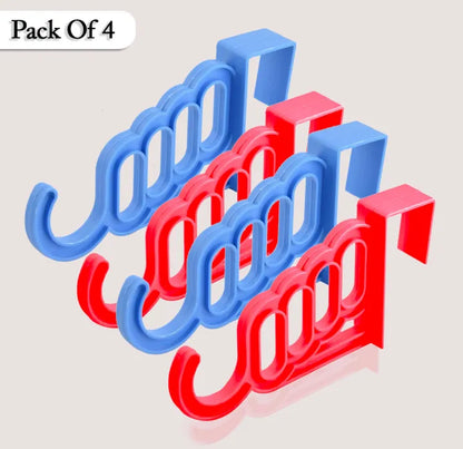 Multi‑Functional 4‑Hole Clothes Hanger – Closet Space Saver Hook