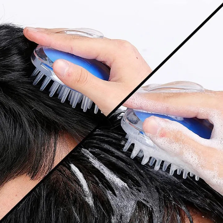 Silicone Hair Wash & Scalp Massage Brush