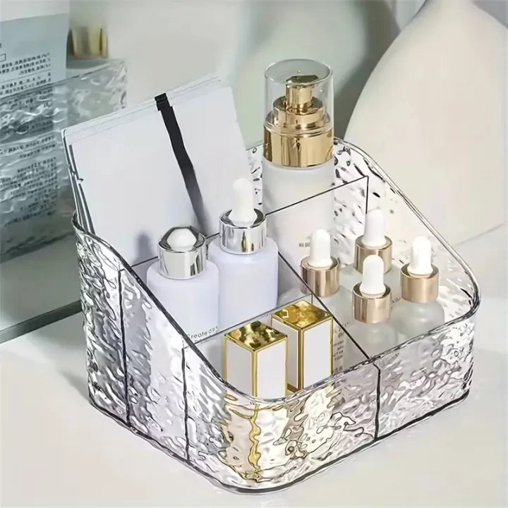 Large Transparent Makeup Storage Box – Cosmetic Organizer