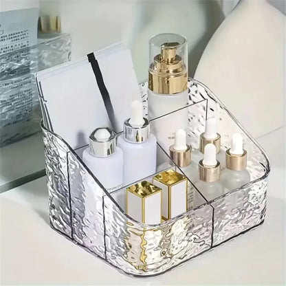 Large Transparent Makeup Storage Box – Cosmetic Organizer