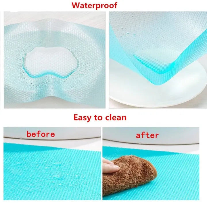 Silicone Shelf Liners – Fridge & Cabinet Organizer Mats