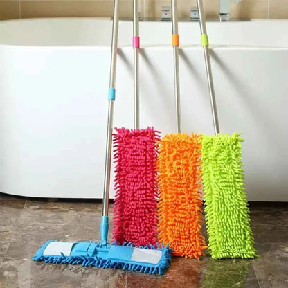 Microfiber Flat Mop – Versatile Wet & Dry Floor Cleaning Solution