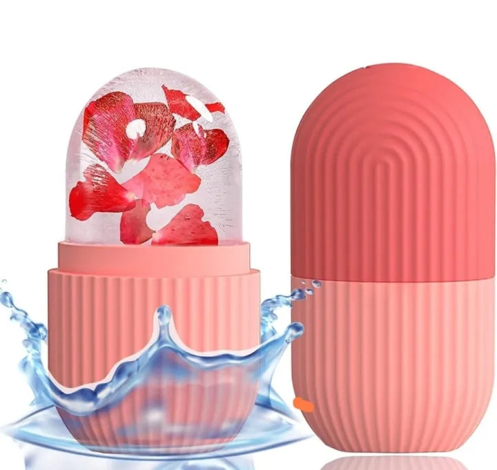 Silicone Ice Roller – Facial Massager for Glowing Skin & Eye Bags