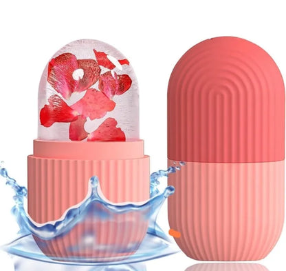 Silicone Ice Roller – Facial Massager for Glowing Skin & Eye Bags