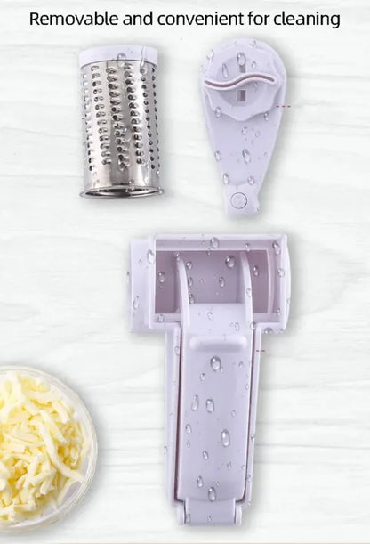 Handheld Rotary Grater – Cheese & Vegetable Slicer Tool