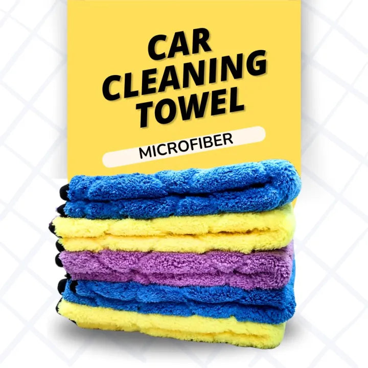 Premium Microfiber Car Cleaning Towel – Ultra Soft, Super Absorbent