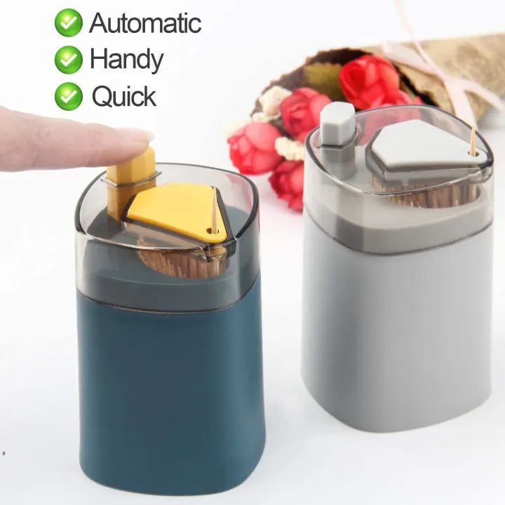 Toothpick Holder Dispenser – Automatic Press Hygienic Box