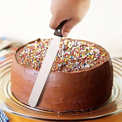 12.5-Inch Stainless Steel Icing Spatula – Knife for Cake Decorating
