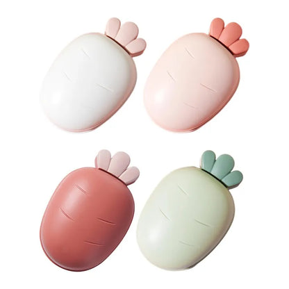 Creative Carrot-Shaped Soap Box – Cute Cartoon Draining Holder