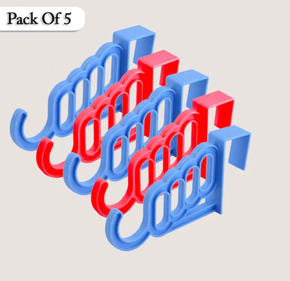 Multi‑Functional 4‑Hole Clothes Hanger – Closet Space Saver Hook