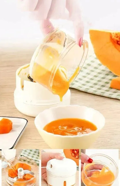 Manual Mini Food Chopper – Hand Pull Vegetable Cutter Tool
