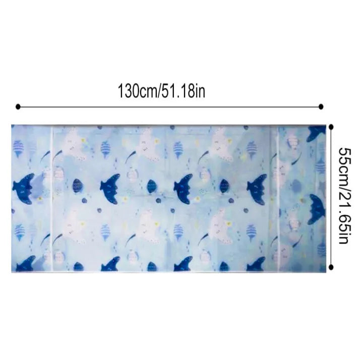 Fridge Top Cover – Dustproof Organizer with Side Pockets