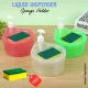2-in-1 Kitchen Sink Organizer with Soap Dispenser 🧽 – Sponge Holder & Liquid Soap Pump Bottle