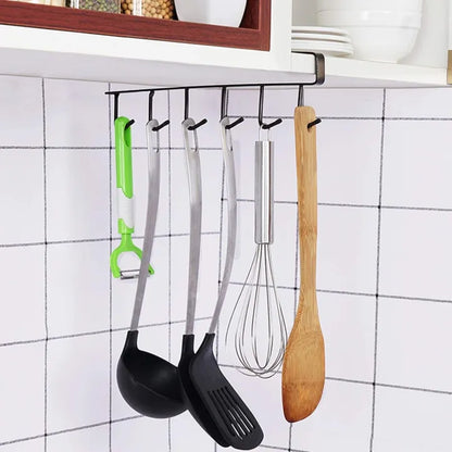Kitchen Hook Rack – 10 Hooks Cup & Utensil Holder