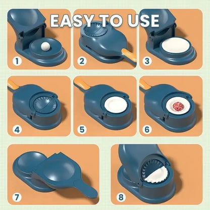 2‑in‑1 Dumpling Press – Samosa & Pastry Maker Tool