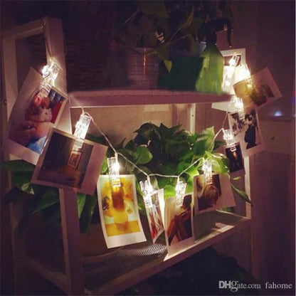 Photo Clip Fairy Lights – 3M LED String Lights for Photo Wall Decor