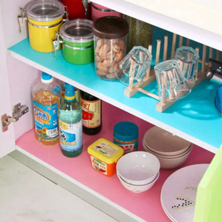 Silicone Shelf Liners – Fridge & Cabinet Organizer Mats
