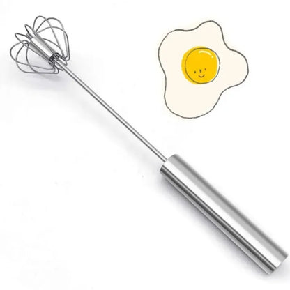 Semi‑Automatic Push Whisk – Egg & Cream Beater Tool