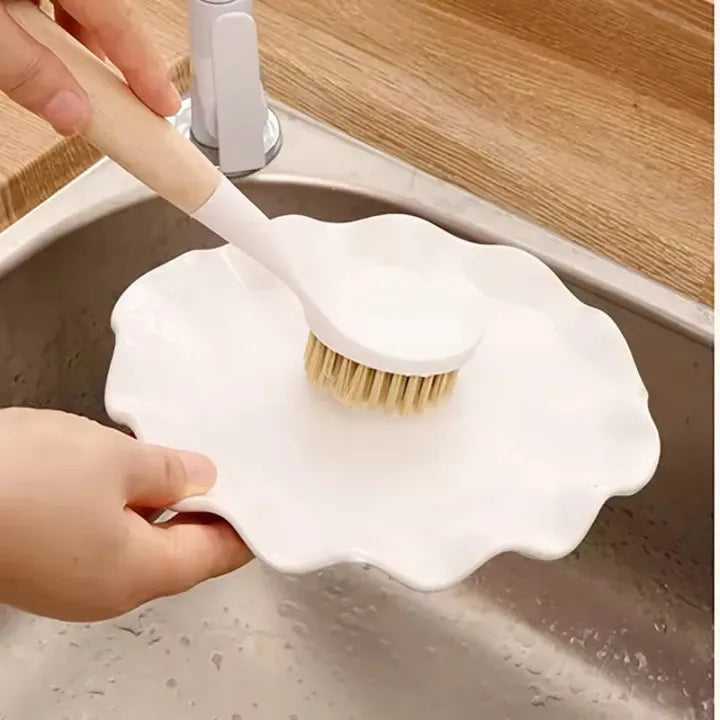 Long Handle Dish Brush – Multipurpose Kitchen Scrubber