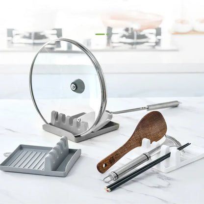 Spoon & Lid Holder – Kitchen Utensil Rest Stand