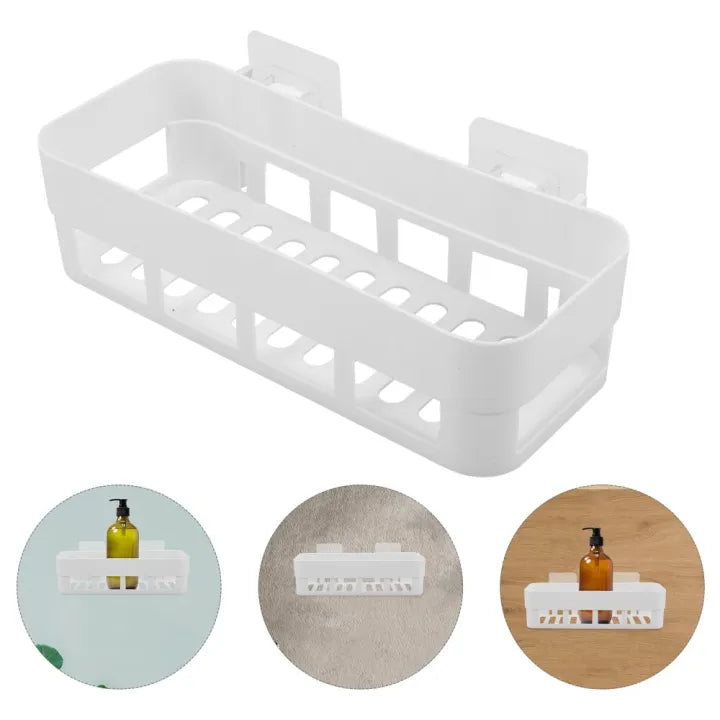 Plastic Inter Design Bathroom Kitchen Organize Shelf Rack Shower Corner with Wall Mounted