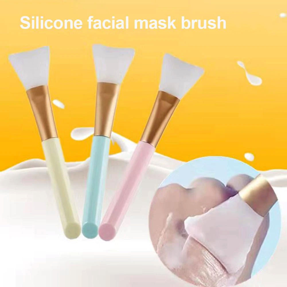 Silicone Face Mask Brush Set (2PCS) – Soft Facial Applicator