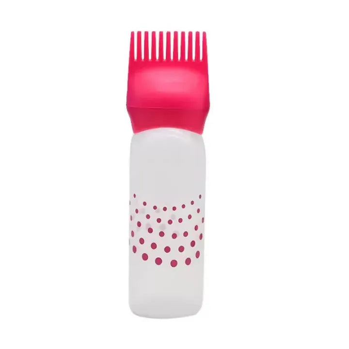 Refillable Shampoo & Dye Bottle with Comb – Multipurpose Hair Colouring Applicator