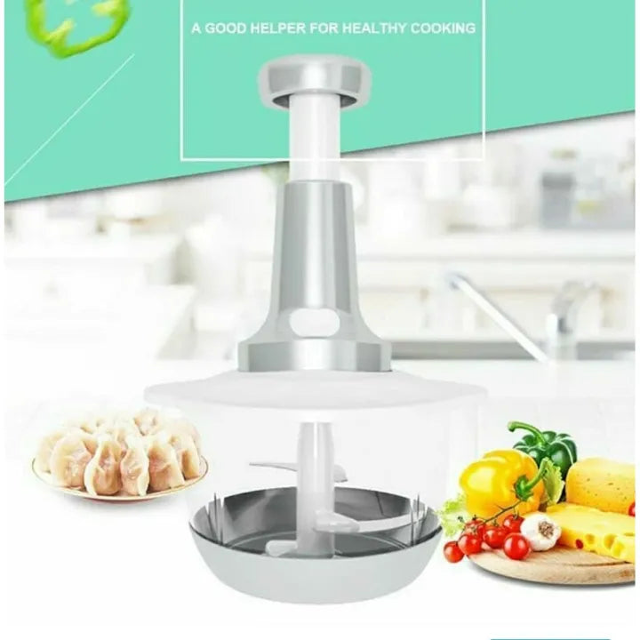 3‑in‑1 Meat Grinder – Manual Press Kitchen Mincer