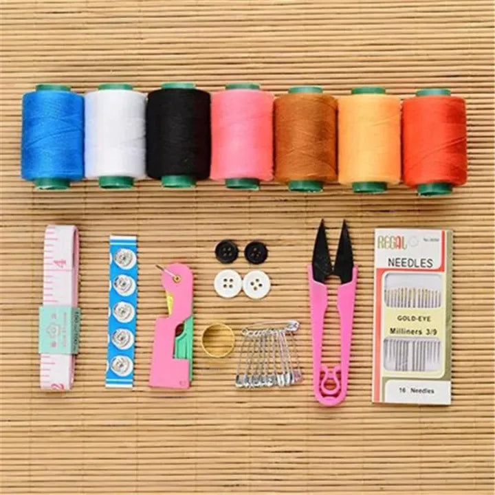 Mini Sewing Kit Box – Needle Thread & Scissor Repair Set