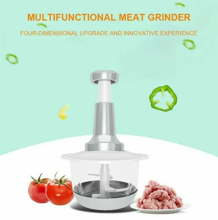 3‑in‑1 Meat Grinder – Manual Press Kitchen Mincer