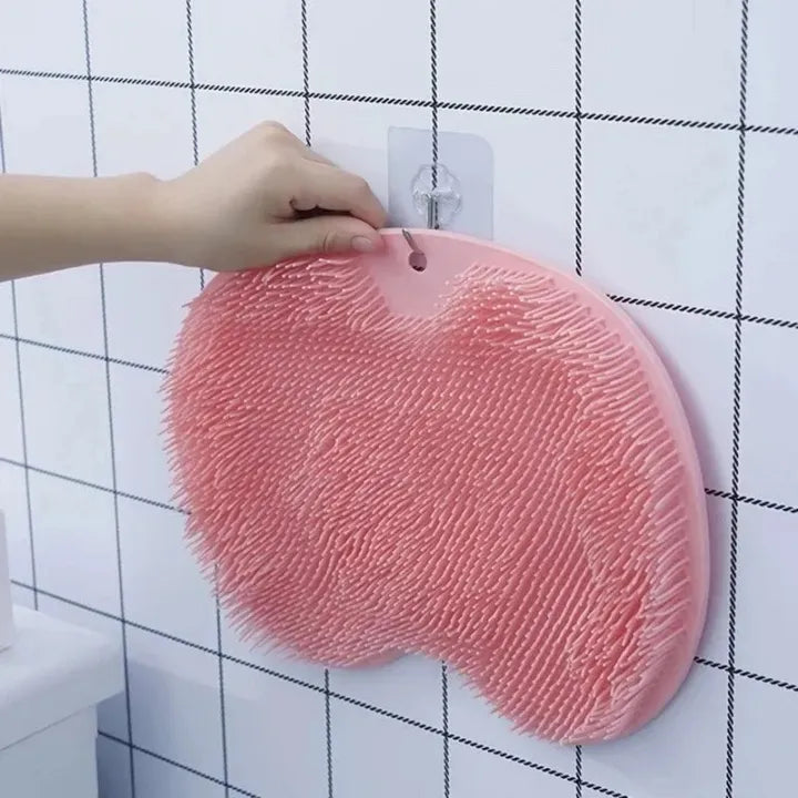 Silicone Body Scrubber Bath Brush – Back Massage & Exfoliating Shower Brush