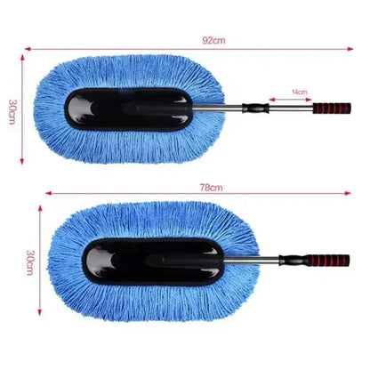 Adjustable Car Cleaning Mop – Long Handle Microfiber Car Wash Brush for Auto Detailing & Dust Cleaning