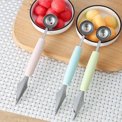 Fruit Slicer Tool Set – Melon Spoon & Carving Knife