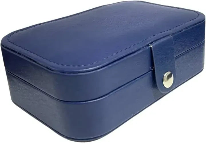 Double Layer Travel Jewelry Organizer Box – Portable Mini Jewelry Storage
